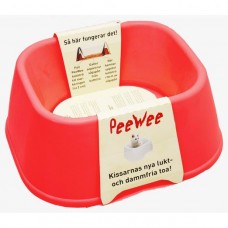 PeeWee Eco Classic Litter Tray Red, PW100-20, cat Litter Pan, PeeWee, cat Housing Needs, catsmart, Housing Needs, Litter Pan